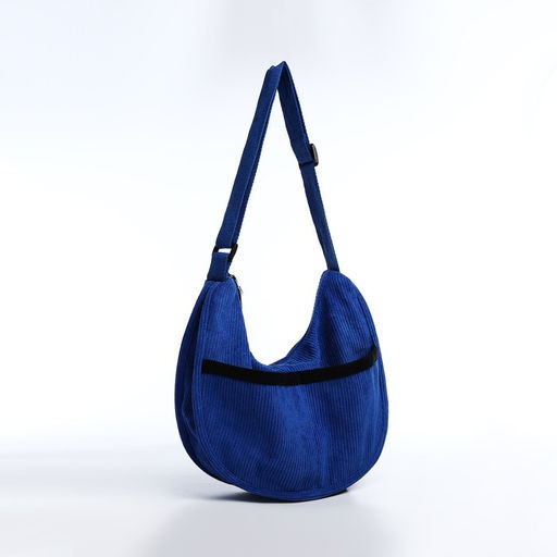 Сумка молодёжная на молнии, цвет синий - Simaland фото 3