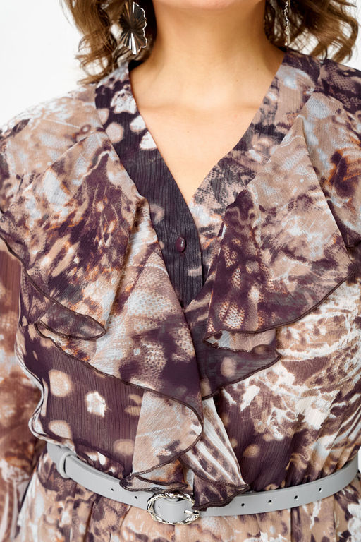 Платье Anastasia Mak 1280 Бежево-коричневый фото 10