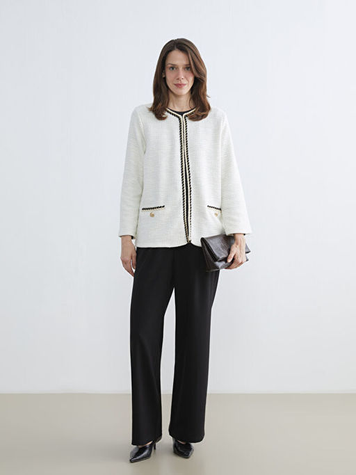 Bisiklet Yaka Dokulu Kad?n H?rka