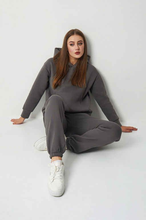 Арт.2904 Костюм женский с начесом 44-52 (5 шт) Цвет:темно-серый - Калинка фото 7