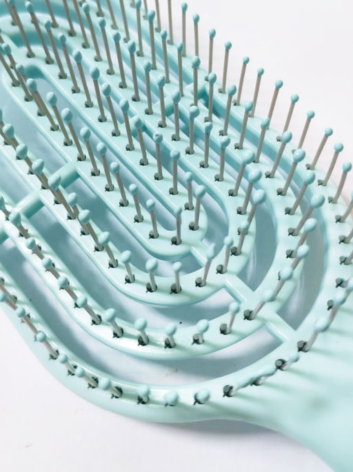 Rama Rose Расчёска для волос продувная фигурная K2021N, пластик, в ассортименте  фото 3