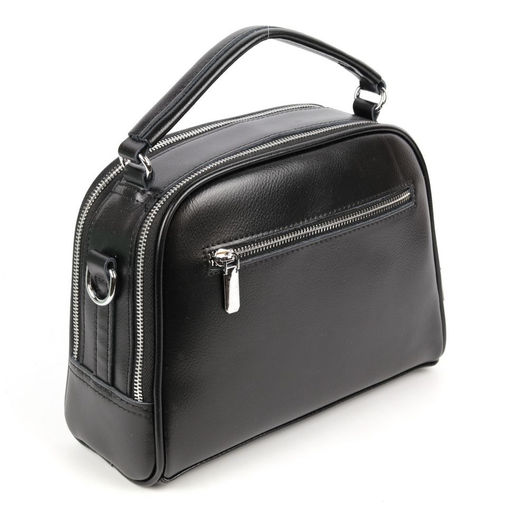 Женская кожаная сумка 77-220 Блек - Cidirro фото 3