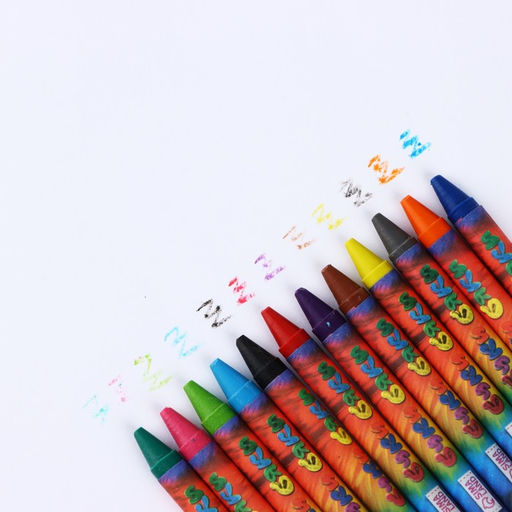 Цена за 3 шт. Мелки восковые 12 цветов в коробке «БукиБяки»