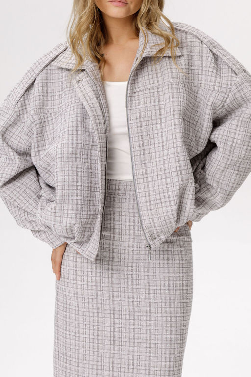 Бомбер Pirs 6667 серый