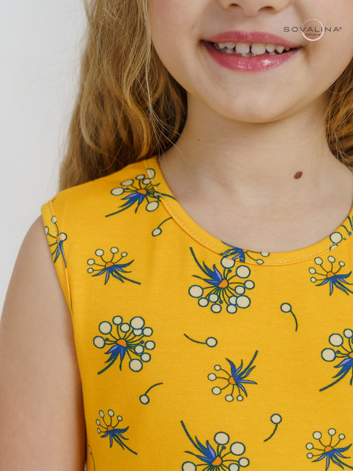 Сарафан Мия одуванчики на желтом - Sovalina фото 8