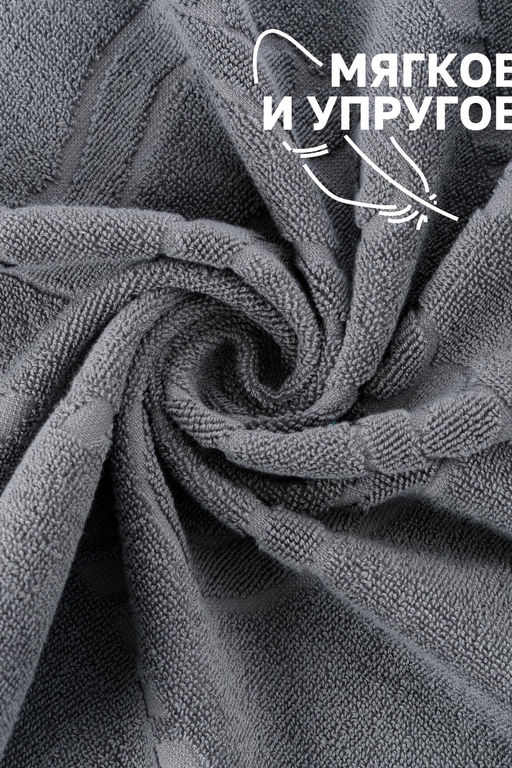 Комплект полотенец для ног махровое Софатекс 50 * 70 коврик ножки 2шт