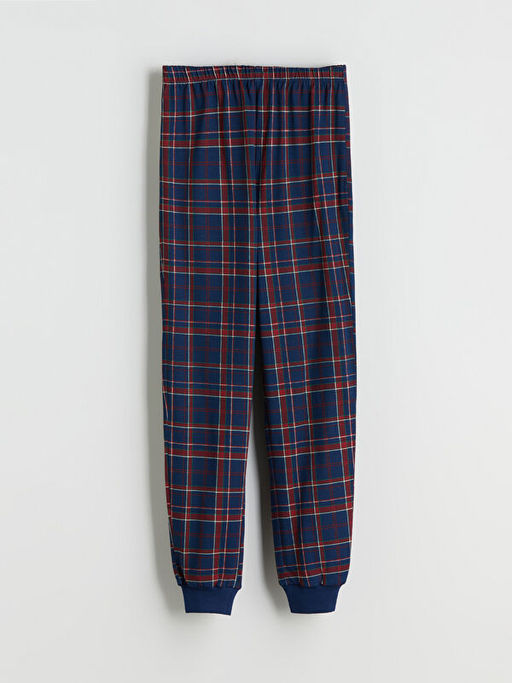 Beli Lastikli Ekose Erkek ?ocuk Pijama Alt