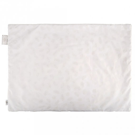 Подушка для сна 50х70см "Перышко" 2-х камерная, наполнитель исскуственный лебяжий пух высшего сорта, чехол съемный, на молнии (тик смесовый, состав 30% хлопок/70% п/э), внутренний чехол нетканное полотно (п/э100%), вес 950гр, упаковка п/э пресс, "Дом