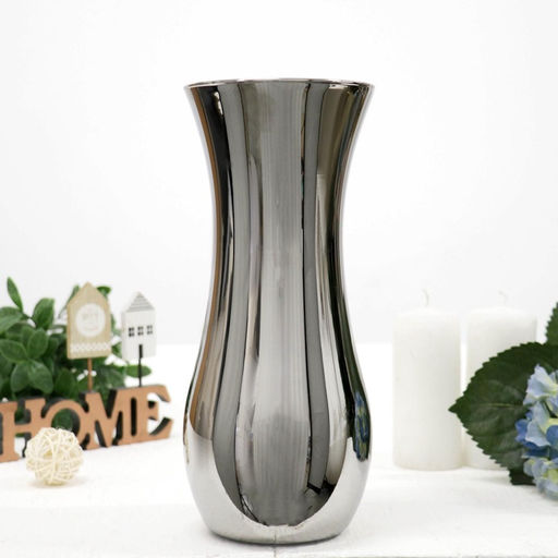 Ваза для цветов «Серебро», 1.75 л, h=25.5 см, d=10.5 см, стекло