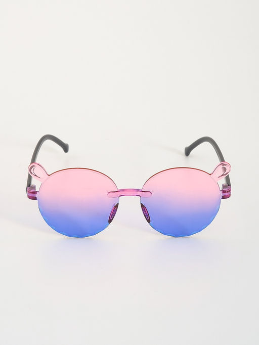 Цена за 2 шт. Карнавальные очки «Круглые» градиент, цвета МИКС