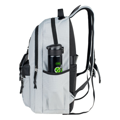 Рюкзак MERLIN 2516 светло-серый  фото 3