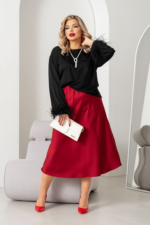 Лонгслив МД-24-2 черный - Angelika фото 2