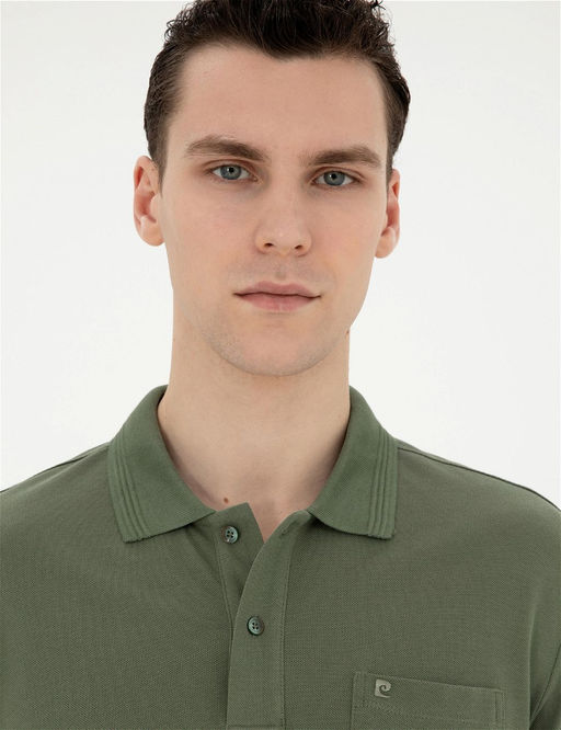 Haki Regular Fit Basic Ti__rt - Pierre cardin фото 2