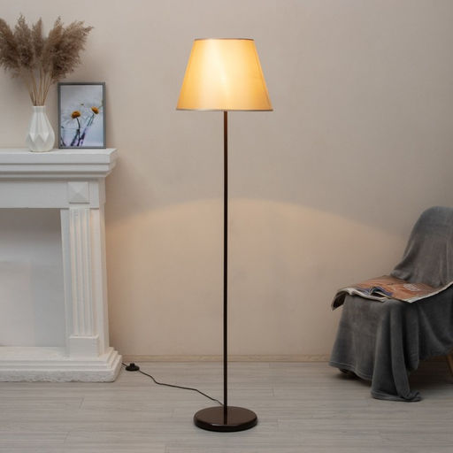 Торшер напольный BayerLux 1064/1, E27, 1×15 Вт, Коричневый