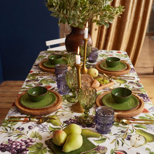 Скатерть Этель. Фруктовый сад, 149?180 см, 100% хлопок, саржа 190 г/м?