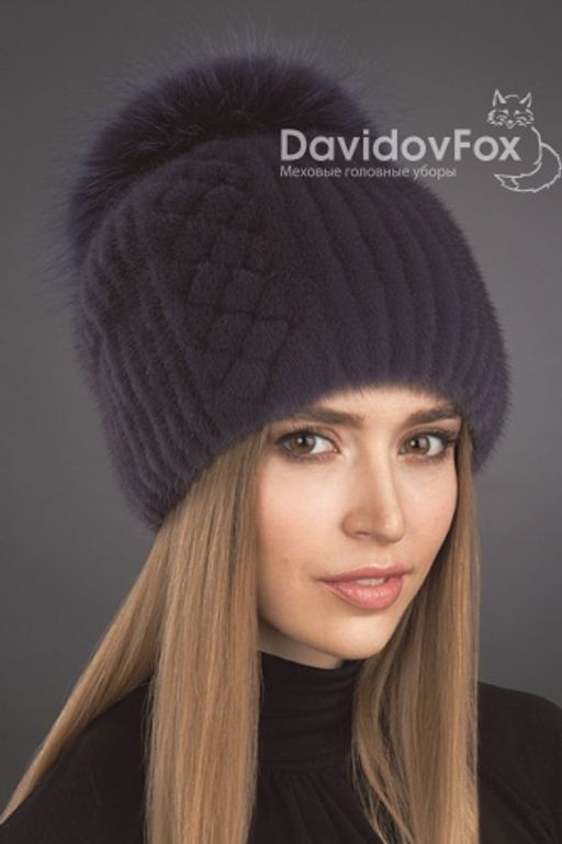 Шапка Буратино норка орнамент байкал