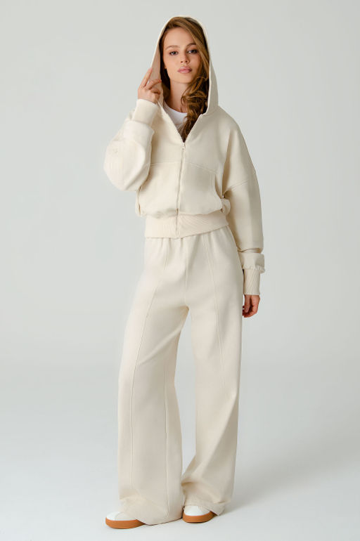 Арт. 2539/3 Костюм женский с брюками 42-48 (4 шт) Цвет:молочный - Калинка фото 10