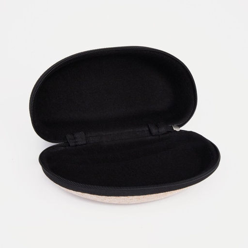 Футляр для очков на молнии, размер 17×7×5 см, бежевый