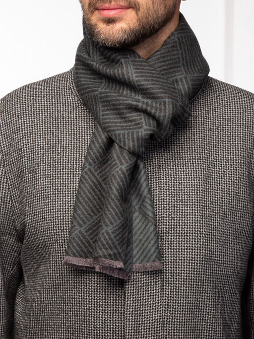 Шарф муж. шелк+виск 30х180 LJG34-584-14