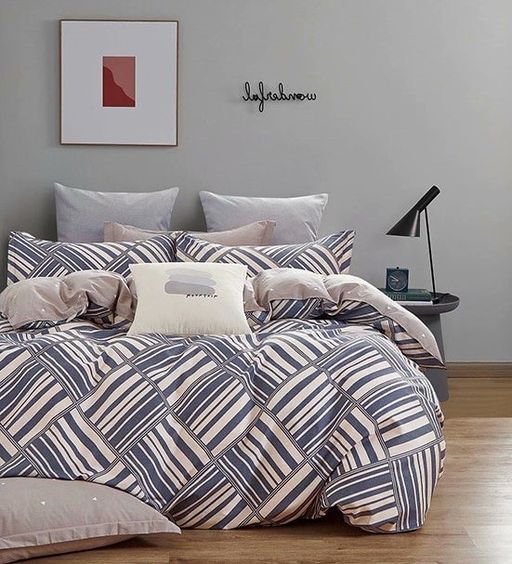 Постельное белье - Поплин Премиум 1407 Паркет 2-спальный - Luteks фото 2