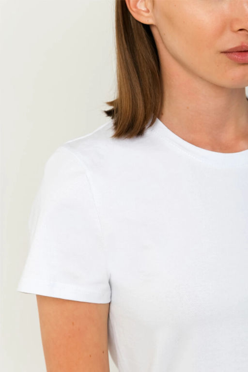 Футболка женская, цвет белый