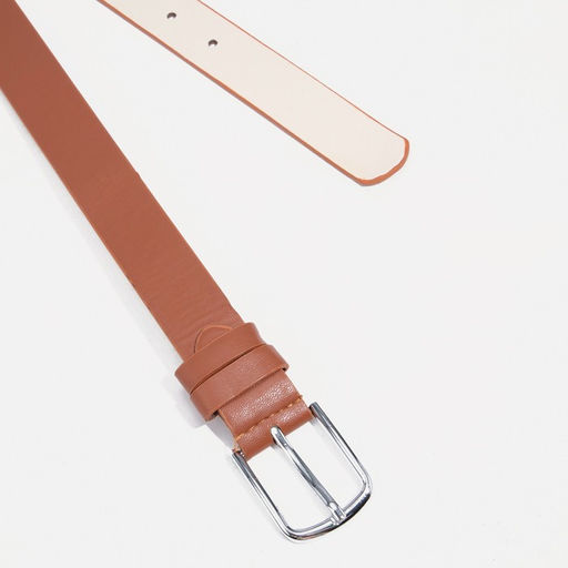 Ремень женский, ширина 3 см, винт, пряжка метал, цвет рыжий - Simaland фото 2