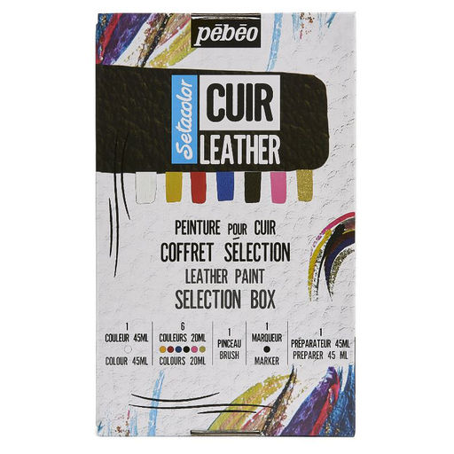 PEBEO Набор красок по коже Setacolor SELECTION BOX 20 мл 295682