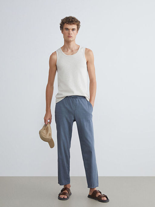 Loose Fit Erkek Jean Pantolon