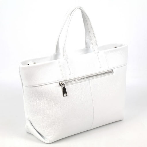 Женская кожаная сумка Sergio Valentini SV-9085 Вайт  фото 3