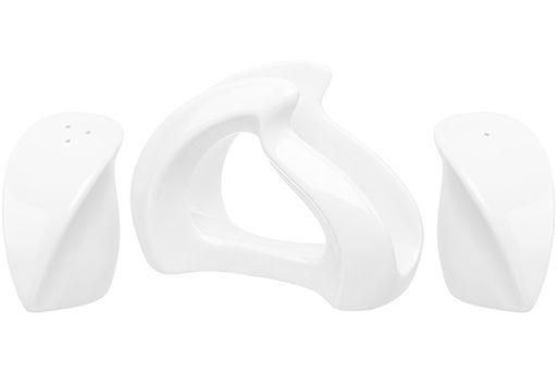 Набор для специй Elan Gallery Кристалл фарфор 3 предмета на подставке 19×14,5×10 см  фото 11