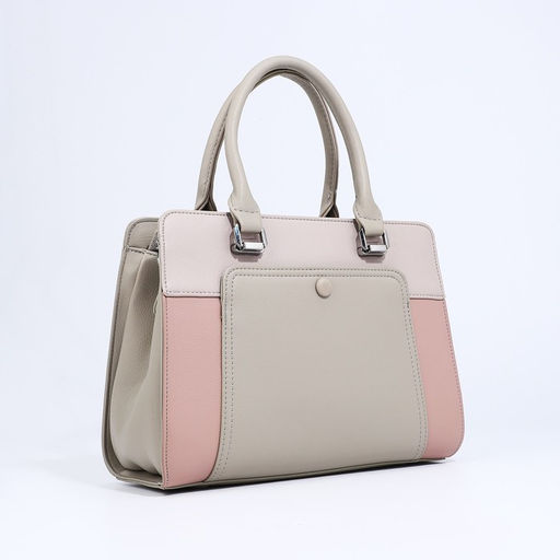 Сумка тоут на молнии, наружный карман, длинный ремень, цвет бежевый - Simaland фото 3