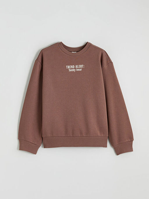 Bisiklet Yaka K?z ?ocuk Sweatshirt 2li