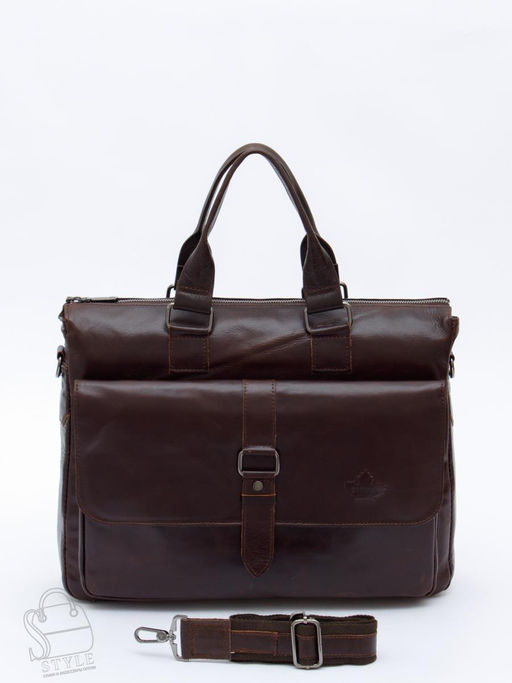 Портфель мужской кожаный 0066Z coffee Zinimsk