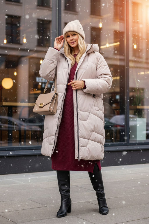 Зимняя куртка, большие размеры арт.6679-1