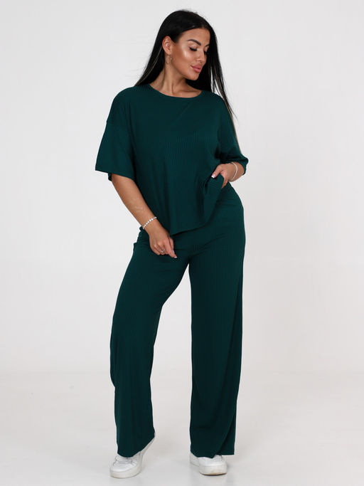 02 ЖЕНСКИЙ КОСТЮМ (брюки) (Изумрудный) - А-дина фото 2