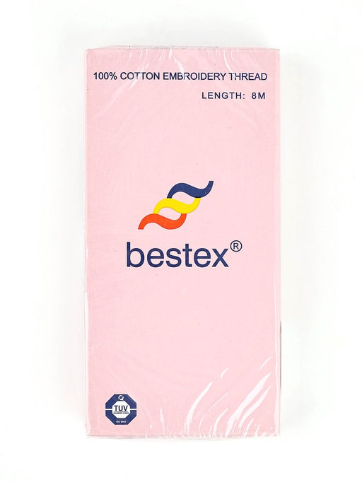 Нитки мулине Bestex, бежевый цвет (803), 24 шт. в уп.