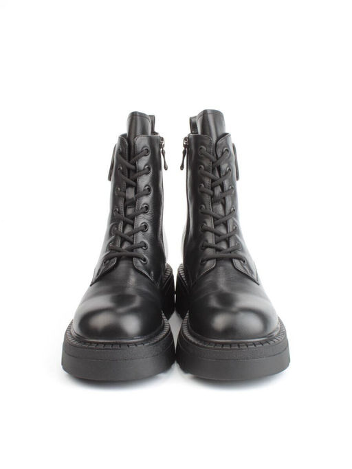 04-M3-1476 BLACK Ботинки зимние женские (натуральная кожа, натуральный мех)