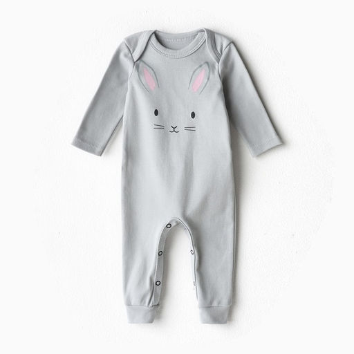 Комбинезон Крошка Я Baby Bunny, рост 62-68, серый