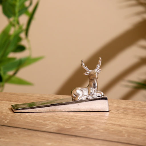 Стоппер дверной «Олень», 16.5×5×9 см, алюминий