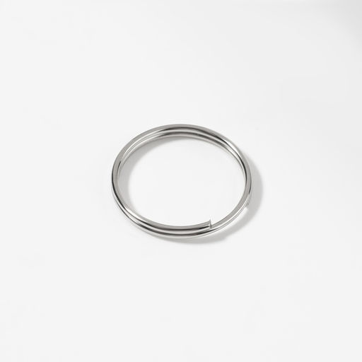 Цена за 6 шт. Кольцо для брелока, d = 14 мм, 20 шт, цвет серебряный