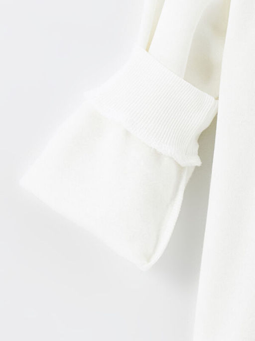 Bisiklet Yaka Bask?l? K?z ?ocuk Sweatshirt - Waikiki фото 2