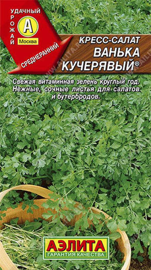 6027U Кресс-салат Ванька кучерявый 1гр