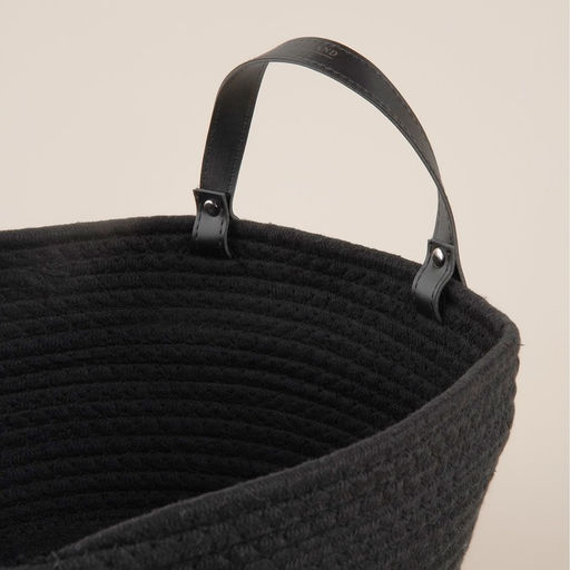 Корзина для хранения SL Home Луиза, плетёная, ручной работы, 333316 см, чёрная - Sima-land home фото 4