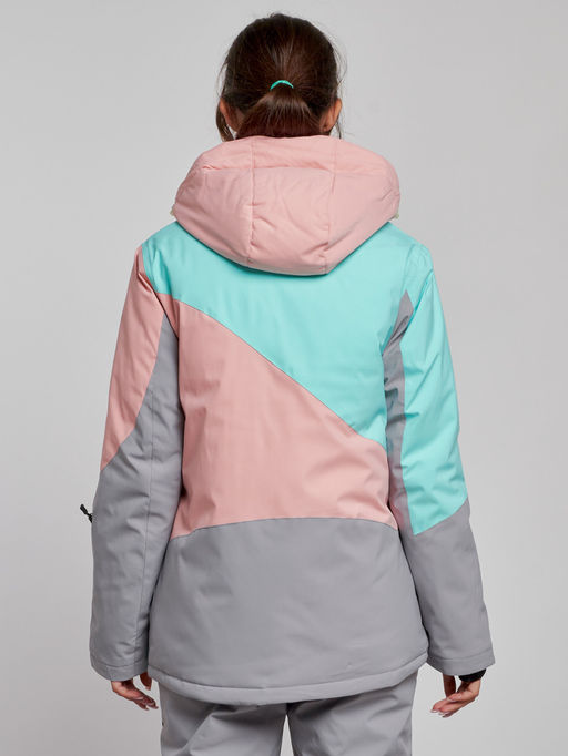 Горнолыжная куртка женская зимняя розового цвета 2319R - Chunmai фото 6