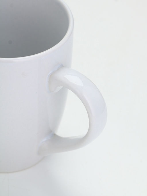 Кружка чайная новогодняя С новым годом!, белая, 690 мл