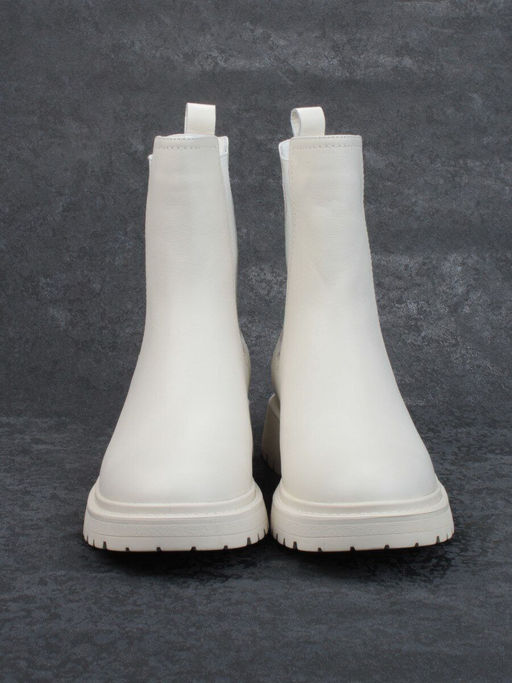 01-80158-G75-2 MILK Ботинки демисезонные женские (натуральная кожа, байка)