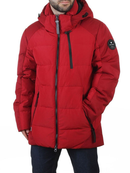 6702 BURGUNDY Куртка мужская зимняя (200 гр. холлофайбер)