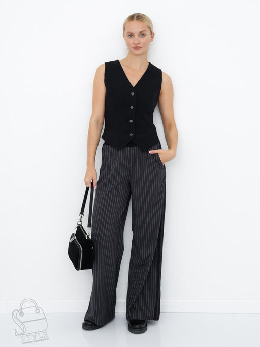 Сумка женская кожаная 8200PEF black Polina&Eiterou  в Новосибирске