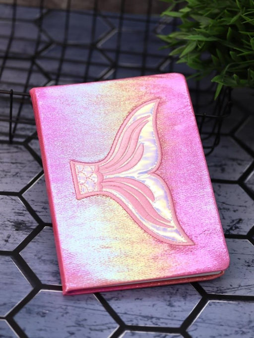 Блокнот плюшевый "Mermaid", red, 14,5х21 см, плотность 80 гр.