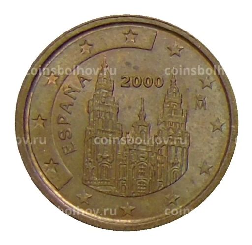 2 евроцента 2000 года Испания